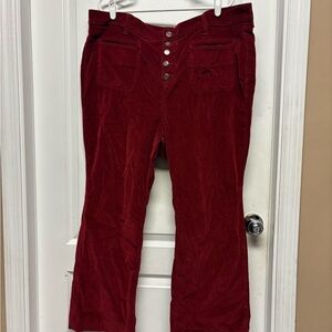 Torrid Red Corduroy Pants